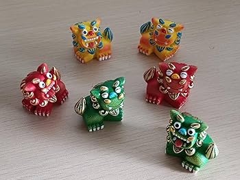 Amazon.co.jp: シーサー 置物 ミニ かわいい 縁起物 守り神 玄関